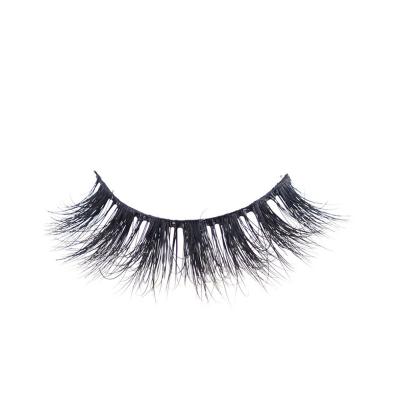 China Natural Mink Eyelashes Vendor Luxury 3D Mink Eyelashes Mink Eyelashes With Custom Packaging Length Wholesale for sale