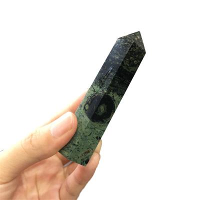 China China Wholesale Mini Natural Crystal Points Aura Healing Malachite Tower Crystal Point for sale