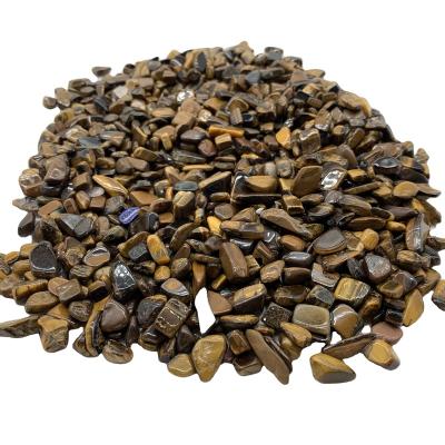 China Wholesale Natural Healing Gemstone China Tiger Eye Stone Crystal Gravel For Decoration for sale