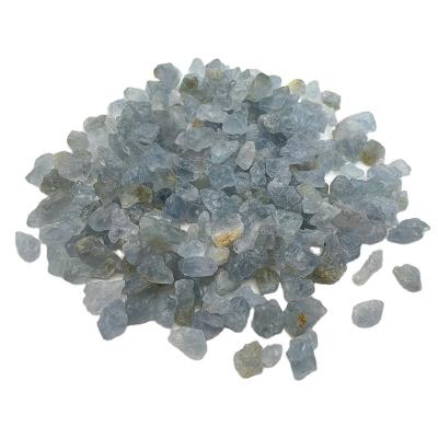 China China wholesale high quality celestite healing stone crystal gravel for home decoration for sale