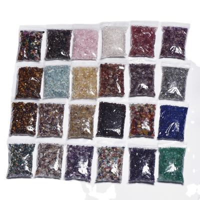 China China Wholesale Natural Volume Polished Amethyst Rose Quartz Healing Tumbled Stones Gravel Crystal Chips for sale