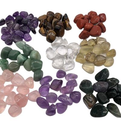 China Wholesale Bulk China Charka Large Polished Crystal Stone Healing Reiki Reiki Tumbled Stones Crystal Gravel for sale