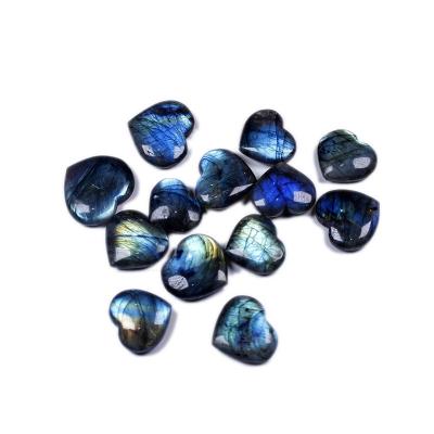 China China Wholesale Natural Gemstone Labradorite Carving Healing Crystal Hearts For Home Decoration for sale