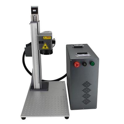 China 110V/220v 100w portable laser mopa fiber laser marker air-cooled engraver machine for metal jewelry ring for sale