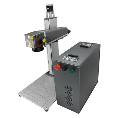 China Air Cooled Raycus High Precision Focus Fiber Laser Marking Machine Custom Automatic Fiber Laser Marking Machine for sale