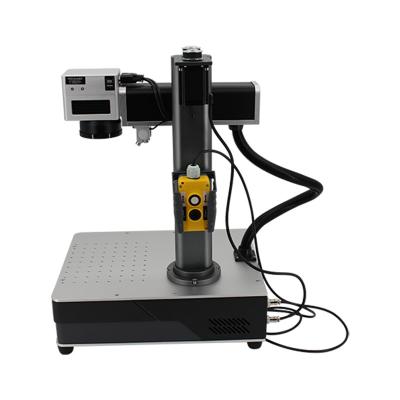 China Hot Selling Air Cooled Easy To Use Micro Laser Engraving Machine 20w 30w Fiber Laser Marking Machine for sale