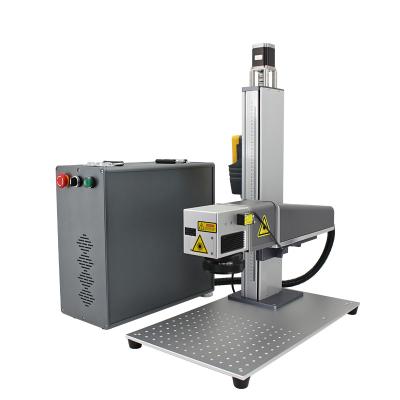 China Air-cooled 20w 30w 50w 70w 100w 3d fiber laser marking deep engraving machine with auto focus laser builder Software for sale