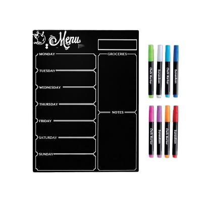 China High Quality Reusable Weekly Planner 2023 Magnetic Dry Erase Menu Board for sale