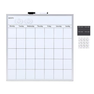 China Reusable Special Offer15x15 Size InchMonthly Magnetic Hanging Dry Erase Whiteboard Portable White Board for sale