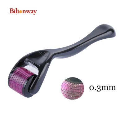 China Derma Roller 0.25/0.3/0.5/0.75/1/1.5/3mm Titanium Dermaroller Set Hair Regrowth Derma Roller 540 Micro Pins Skin Cellulite Reduction Needles for sale