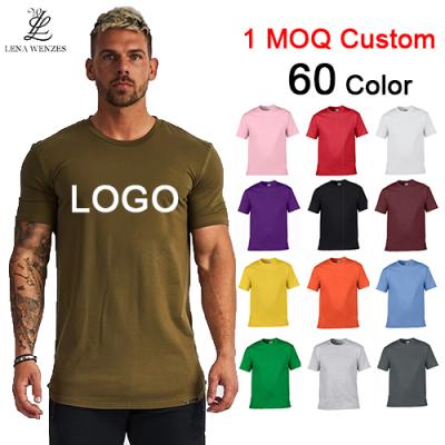 China Custom Logo T-shirt Graphic Anti Shrink Unisex Blank Sublimation Plain Large 100%Cotton Large Plus Size T Shirt For Men for sale