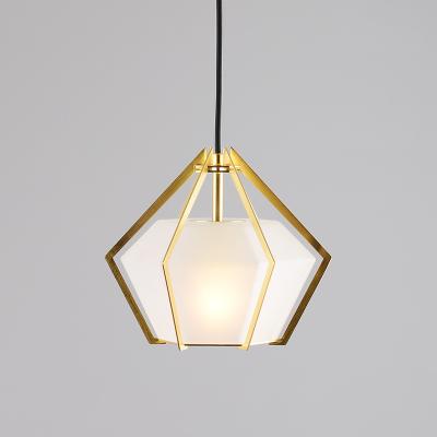 China Modern Minimalist Hanging Lamp Restaurant Bar Dining Room Gold Iron Led Modern Nordic Light Contemporary Pendant Lights for sale