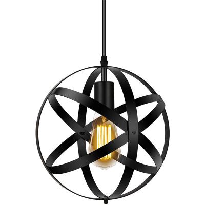 China Modern Modern Decorative Hanging Home Restaurant Bar Cafe Kitchen Dining Bedroom Led Metal Ball Pendant Light for sale