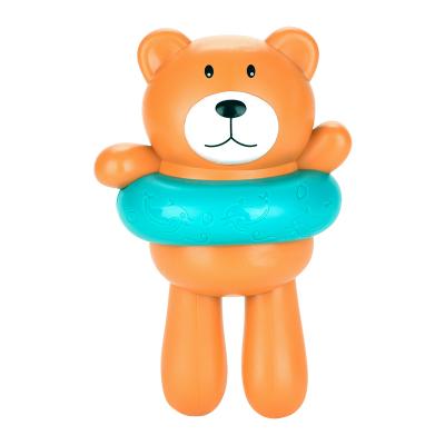 China Newest Cute Bath Toy 2020 Wind-Up Swimming Bear Toys Baby Water Bath Floating Toy for sale