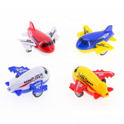 China Eco - Friendly Cheap Promotional Toys Small Plastic Pull Back Plane for sale