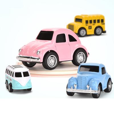 China Pull Back Model Car Cartoon Cute Pull Back Mini Alloy Diecast Toy Vehicles Car Model Toys 8 Packs for sale