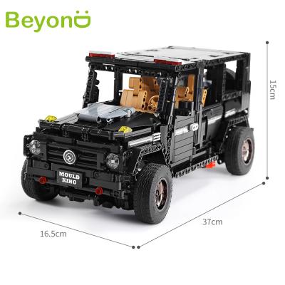 China DIY Building Brick G65 SUV Technic Building Block 1:10 RC Car Building Blocks Assembled Bricks Car Model 1641pcs for sale