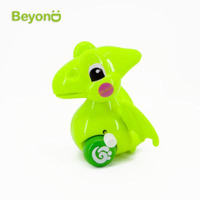 China Wind Interactive Plastic Cartoon Dinosaur Small Toys With Swinging Head And Wings for sale