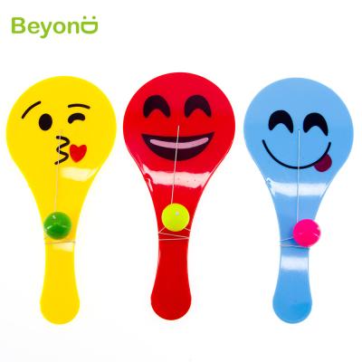 China Sports Promotional Outdoor Sports Printing Racket Paddle Ball For Kids for sale