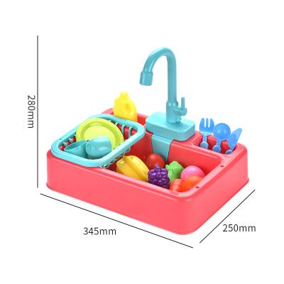 China Plastic toy with recycle water electric kitchen sink for sale