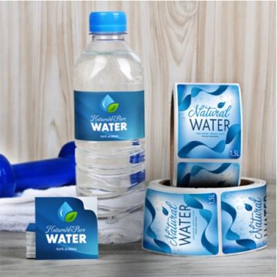 China Heat Sensitive Customized Printed PVC PET Shrink Sleeve Label For Water Bottles, Drink Cans, Jars for sale