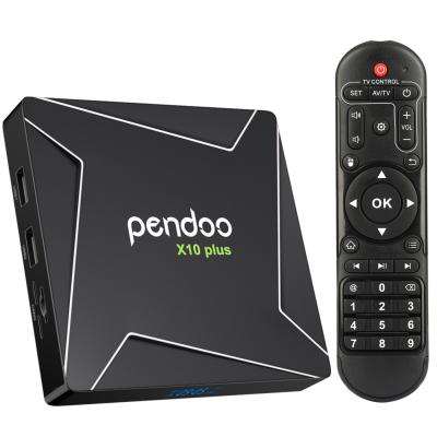 China HD TV Pendoo X10 PLUS High Speed ​​Support 4K HD TV Support Amlogic S905X3 4gb 32gb wifi 4k Smart Android TV Box for sale