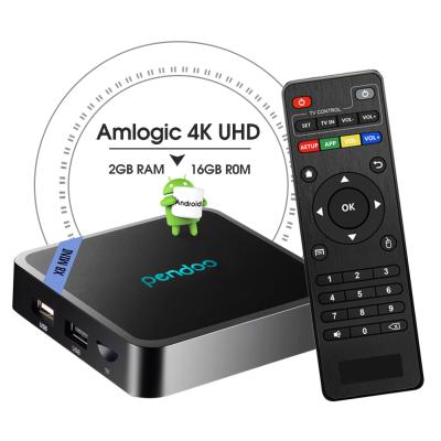 China Android 7.1 x8 Core x96 s905x Quad Pendoo Android TV Box mini s905w 1g 8g android box Pendoo X8 mini s905w 1g 8g for sale