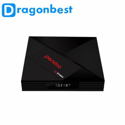 China OEM/ODM Internet Receiver Pendoo x99 Rk3399 4G 32G Max Smart Android 7.1 Internet TV Set Top Box for sale