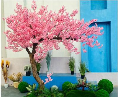 China Customized Minimalist Silk Cherry Blossom Artificial Tree For Decoration for sale