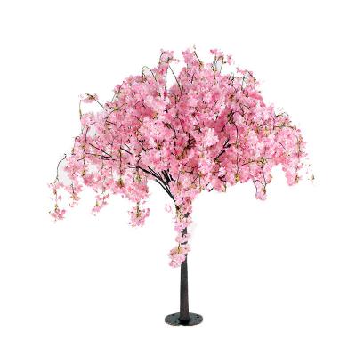 China Office/cafe/mall wedding flowers Cherry Tree Artificial Tree Blossom birthday background decoration for sale