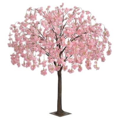 China Minimalist Limu High Density Artificial White Flower Tree Artificial Cherry Blossom Tree Wedding Party for sale