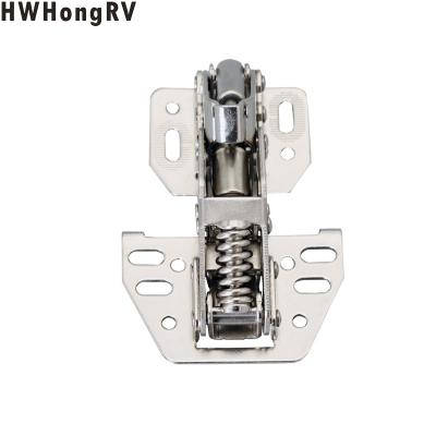 China Caravan Cabinet Hinge Trailer Door Hinge With Buffer RV Caravan Cabinet Hinge Caravan Cabinet Hinge Trailer Hydraulic Automatic Door Hinge With Nickel Plated for sale