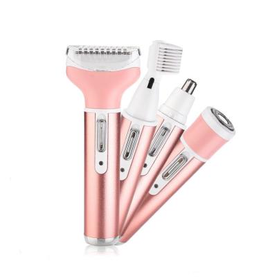 China Commercial KIKI NEWGAIN 4 In Ear Portable Eyebrow Eyebrow SeNora 1Multi-function Electric Lady Hair Shaver Nose Razor For Women for sale