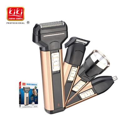 China Single Blade KIKI NEWGAIN 4 IN 1 Rechargeable Men's Trimmer Razor for sale