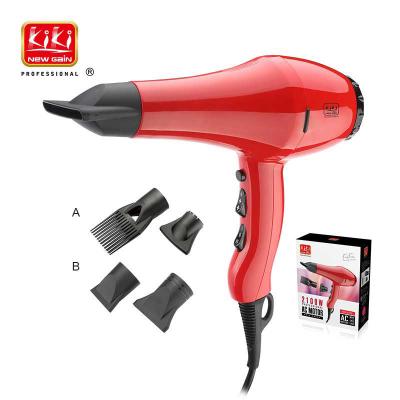 China Super Professional KIKI NEWGAIN 2100W AC Motor With Comb Hair Dryer for sale