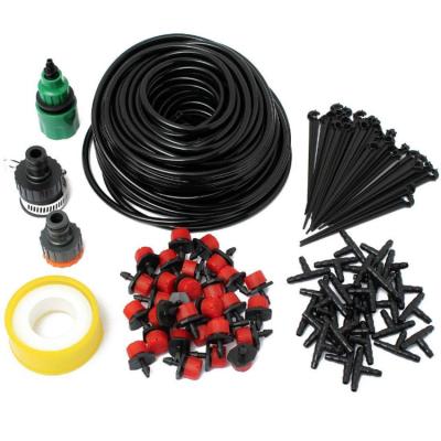 China Durable 25m Garden Drip Irrigation Hose Set Timing Drip Irrigation System Water Saving Garden Sprinklers for sale