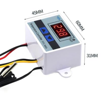 China Industrial Temperature Measuring 110V-220V/1500W Digital Temperature Controller Microcomputer XH-W3001 Temperature Controller for sale