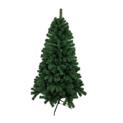 China Outdoor Holiday Decoration 1.8m Green Simulation Christmas Tree PVC Fireproof Branches Christmas Tree Christmas Decorations for sale