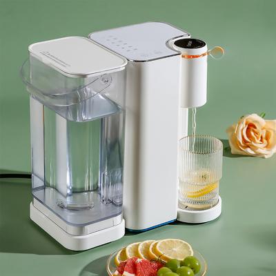 China Instant Quality Hot Cold Countertop Desktop Water Cooler Customized Top Loading Tabletop Dispenser with Removable Water Tank for sale