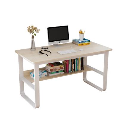 China (Other) Modern Black Adjustable Metal Frame Study Writing Table Style Simple PC Desk For Home Office for sale