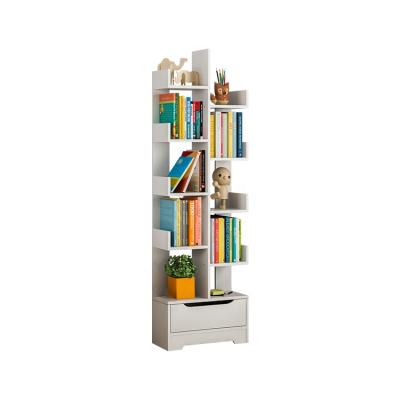 China White PANEL Furniture Children's High Quality Wood Folding Bookcase Bookcase For Children for sale