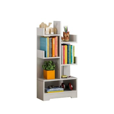 China (Other)Wholesale Adjustable Wooden Shelf Bookshelf Cabinet Bookshelf Display Bookcase With Drawers for sale