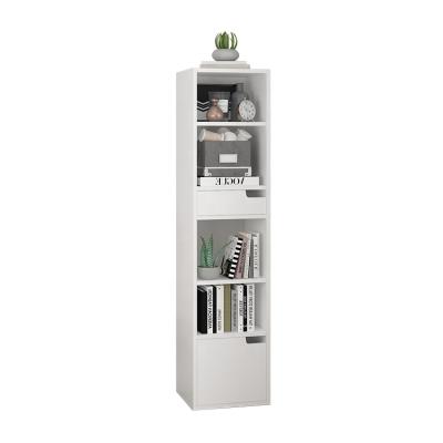 China Modern modern bedroom home office bookcase with drawers for sale