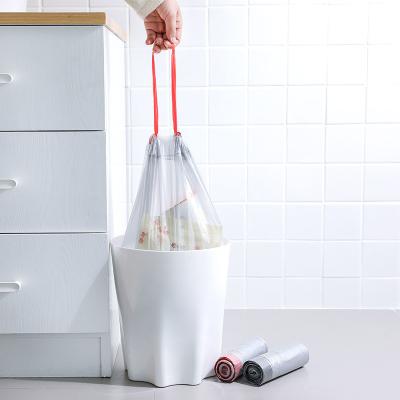 China Kitchen Household Drawstring Plastic Bags 45*50cm Disposable Drawstring Plastic Bag for sale