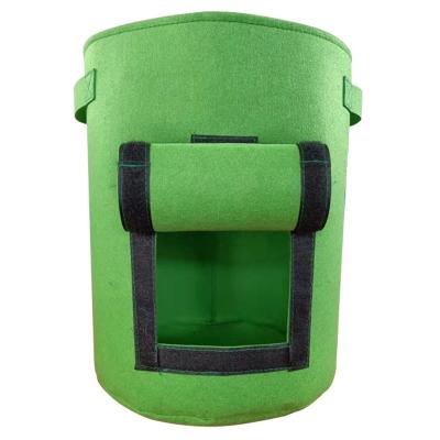 China Nonwoven Fabrics Held Nonwoven Plant Planting Bag Pots With Handles Grow Bags Plant Nonwoven Fabric for sale