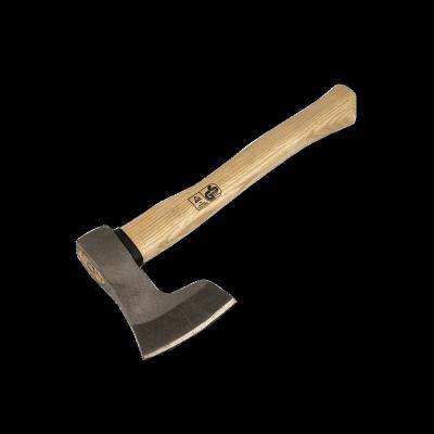 China Agriculture Ax 0.6KG Wide Outdoor Wooden Handle Hand Tool Felling Ax for sale