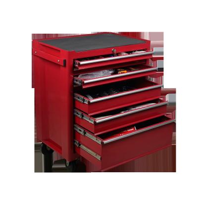 China Garage Shop Tools Heavy Duty Garage Storage Drawer Steel Tool Cabinet With Mechanic Trolley On Wheels Metal Tool Cabinet for sale