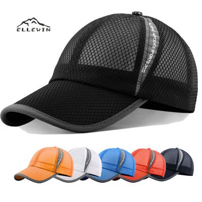 China ELLEWIN Water Sports Cooling Hat Full Mesh Baseball Cap Quick Dry Lightweight Common Hat Wholesale Unisex Breathable Running for sale