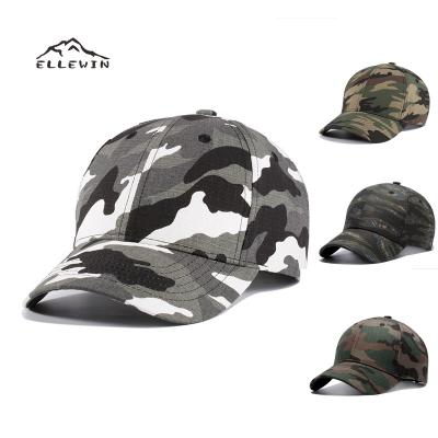 China ELLEWIN Casual Men's Women's Camouflage Hat Baseball Cap Camouflage Military Hats for Hunting Fishing Outdoor Activities for sale