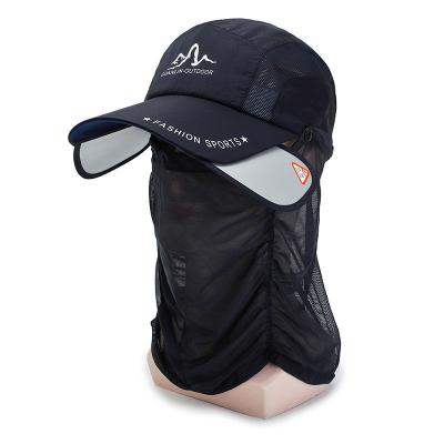 China breathable & Wholesale High Quality Waterproof Neck Protection Summer Flap Sun Outdoor Folding Fishing Hats for sale